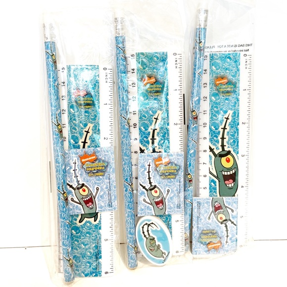 Spongebob SquarePants Nickelodeon Notebook Journal and Sandylion Large Stickers - Picture 9 of 16